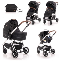 Lorelli Angel 3 σε 1 Αναστρέψιμο Σύστημα Μεταφοράς - Black (10021562010)