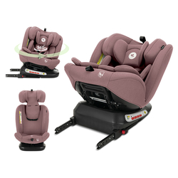 Lorelli Κάθισμα Αυτοκινήτου Capella Pink i-Size 40-150 cm με ISOFIX & Περιστροφή 360°