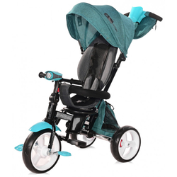 Lorelli Enduro Τρίκυκλο Παιδικό Ποδήλατο με Αναστρέψιμο Κάθισμα Ανάκλιση Πλάτης Ζώνη Φως Green Luxe 10050412104