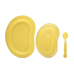 Lorelli Σετ Φαγητού Yellow – Μπωλ, Πιάτο & Κουτάλι