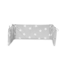Lorelli Ranforce Cot Bumper - Stars grey (20830023501)