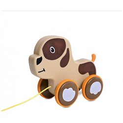 Lorelli Pull-Along Συρόμενο Παιχνίδι Dog Beige 10191590002
