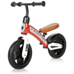 Lorelli Scout Air Ποδήλατο Ισορροπίας με Φουσκωτά Λάστιχα 2+ ετών Κόκκινο 10410020004 (Δωρο Μπρος Πισω Φωτα Led)