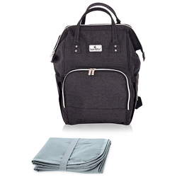 Lorelli Tina Τσάντα Αλλαξιέρα Πλάτης Μαύρη 10040260002