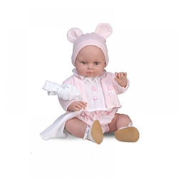 Magic baby doll Nani with striped jumpsuit MB33120