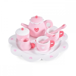 Moni Toys Heart Tea Wooden Toy Tea Set 12 pcs 005