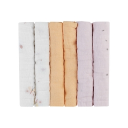 Kikka Boo Σετ 6 τμχ Πάνες αγκαλιάς από μουσελίνα 30x30 cm Αγκαλιές για σκαντζόχοιρους 31103010089