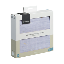 Kikka Boo Κουβέρτα από μουσελίνα διπλής στρώσης 100x100 cm Seally Me 31103010098