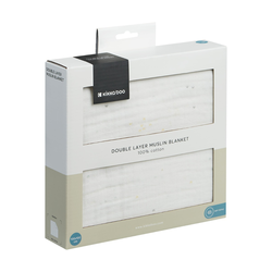 Kikka Boo Κουβέρτα από μουσελίνα διπλής στρώσης 100x100 cm Sleepy Sheep 31103010090