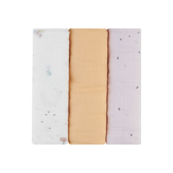 Kikka Boo Πανες Αγκαλιάς από μουσελίνα 3 τεμάχια 75x75 cm Hedge-hugs 31103010087