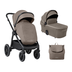 Kikka Boo Naya Καροτσάκι 2σε1 με καλαθούνα 0+μ Beige 31001020157