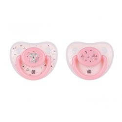 Kikka Boo 2 ΤΜΧ Ορθοδοντικές Πιπίλες Σιλικόνης 6-18 m Savanna Pink (31303010044)