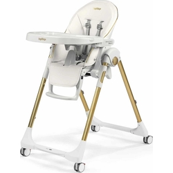 Peg Perego Prima Pappa Follow Me Παιδική Καρέκλα Φαγητού Gold (4132BL100) 