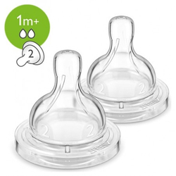 Philips Avent Classic+ SCF632/27 Slow Flow Teats (1m+) 2pk