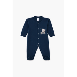 Pretty Baby Winter Baby Sleepsuit Long Sleeve Little Bear Dark blue