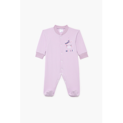 Pretty Baby Φορμάκι Χειμερινό Μακρύ Μανίκι χοντρή πλέξη Magical Λιλά