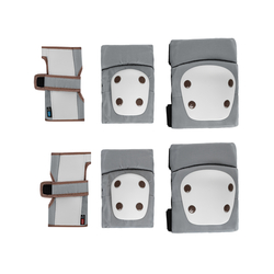 Kikka Boo Επιγονατίδες – Επιαγκωνίδες Σετ 6 τμχ 2-12 ετών Γκρι 31006080002