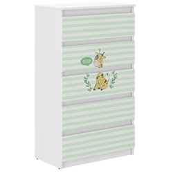 Children's Chest of Drawers R5 70x40x121cm Giraffe