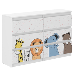 Παιδική Συρταριέρα Σιφινιέρα R120 30x120X77 cm Mini Zoo