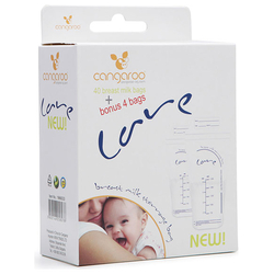 Cangaroo Care Σακουλάκια Αποθήκευσης Μητρικού Γάλακτος 250 ml (44 τεμ) 3800146258078