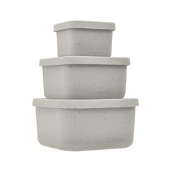 Kikka Boo Σετ κουτί για σνακ 3 τεμάχια Πλατινένια άμμος σιλικόνης 31302050010