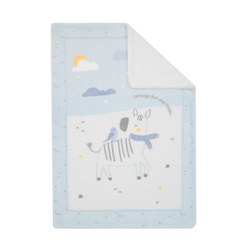 Kikka boo Super soft sherpa blanket 110/140 cm Stripy Friends 31103020152