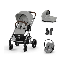 Cybex Balios S Lux Set 4 in 1 SLV Car Seat with Cloud G i-Size Plus Stone Grey 70000537