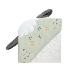 Kikka Boo Hooded towel terry 90/90 cm Sleepy Sheep 31104010069