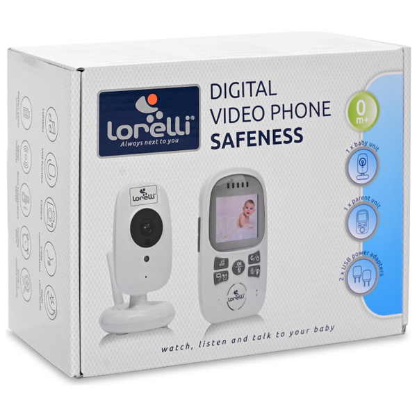 Lorelli Safeness Digital Baby Intercom Monitor LCD 2.4 '' Eco Mode 10280200000