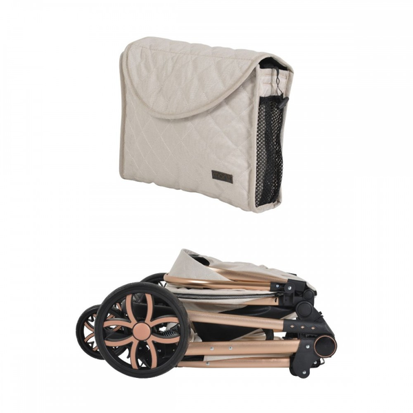 Cangaroo Alma 2 in 1 Aluminium Baby Stroller 0+ months Beige 3800146235451