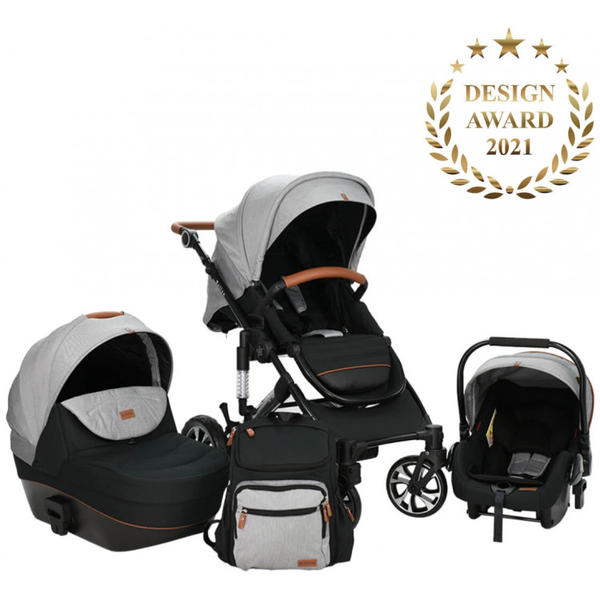 Bebe Stars Belize 3 in 1 Συστημα Μεταφοράς με Αξεσουάρ Moon Grey 390T-189