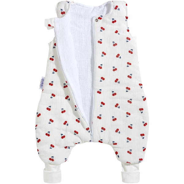 Jukki Βρεφικός Υπνόσακος 2,5 TOG με πόδια 3-12 μηνών Cherries Μουσελίνα