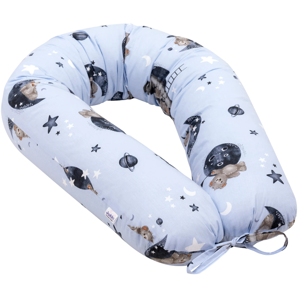 JUKKI V Type Πολυλειτουργικό Μαξιλάρι Θηλασμού και Εγκυμοσύνης 170cm Astro Bear