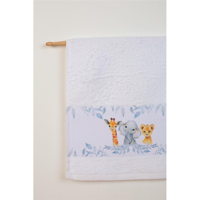 Dimcol Σετ Βρεφικές Πετσέτες 2 Τεμαχίων 30x50 & 70x140 cm Jungle 108