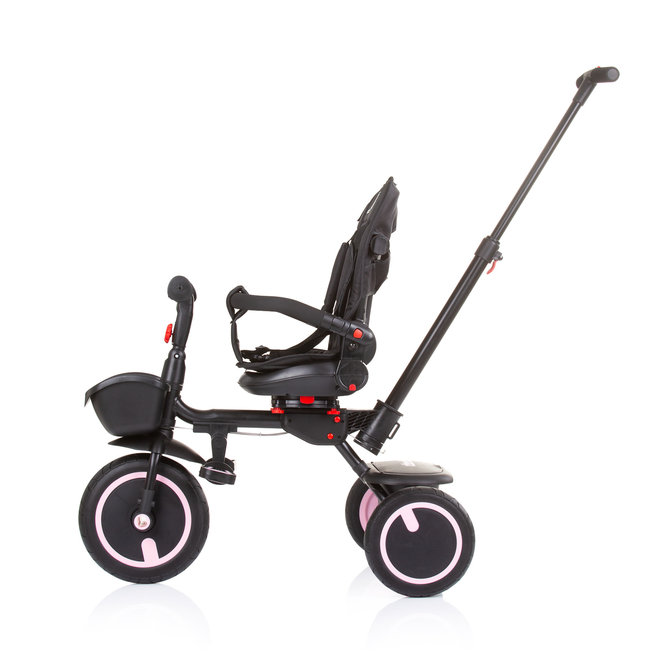 Chipolino Πτυσσόμενο τρίκυκλο 360 κάθισμα "Quick Fold" rose water TRKQF025RW