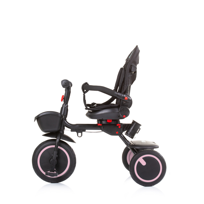Chipolino Πτυσσόμενο τρίκυκλο 360 κάθισμα "Quick Fold" rose water TRKQF025RW