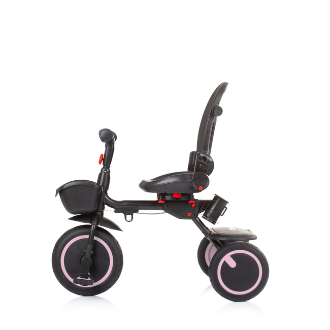 Chipolino Πτυσσόμενο τρίκυκλο 360 κάθισμα "Quick Fold" rose water TRKQF025RW