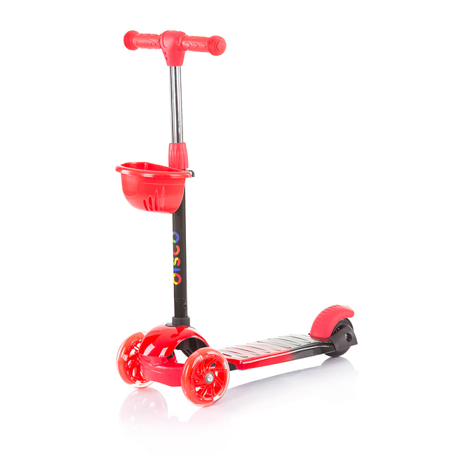 Chipolino Scooter "Disco" Παιδικό Πατίνι 3+y κόκκινο/μαύρο DSDIS0194RB