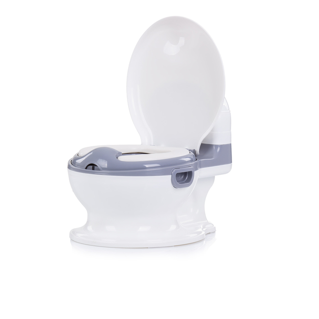 Chipolino Baby potty toilet wiht flush sound Jolly grey GTJOL0231GY