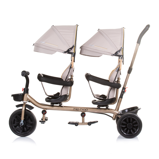 Chipolino Tricycle for twins "Hip Hop" sand TRKHH0233SA