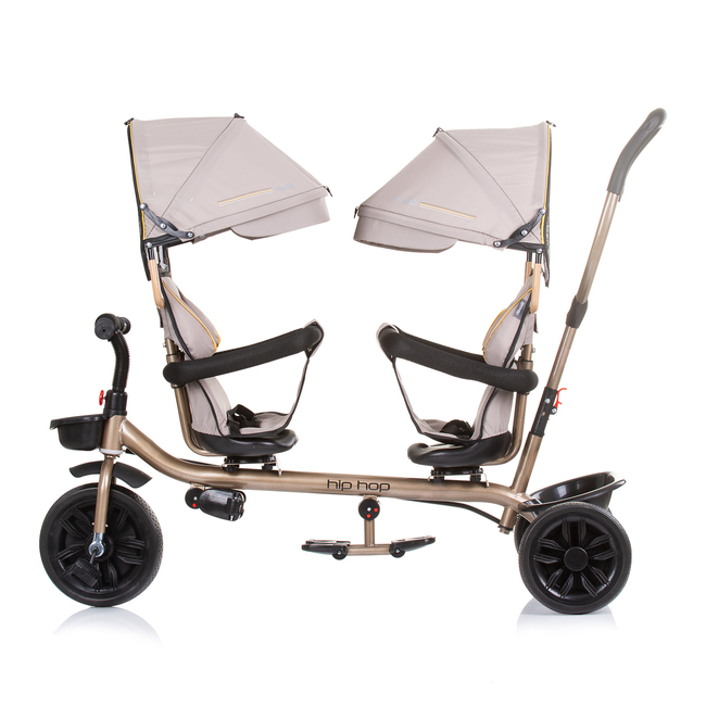 Chipolino Tricycle for twins "Hip Hop" sand TRKHH0233SA