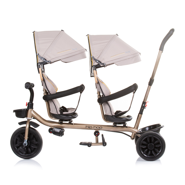 Chipolino Tricycle for twins "Hip Hop" sand TRKHH0233SA