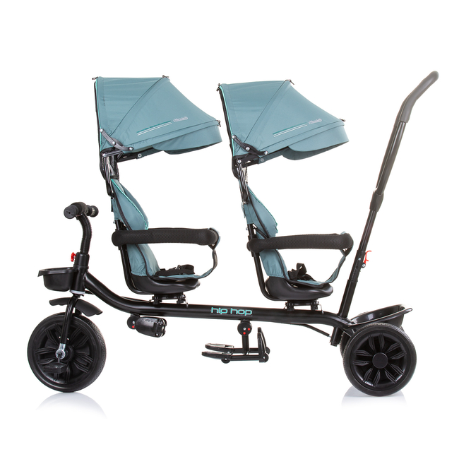 Chipolino Tricycle for twins "Hip Hop" aloe TRKHH0234AL