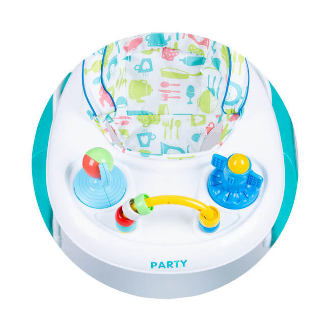 Chipolino Baby walker 4 in 1 "PARTY" mint PRPA02203MI