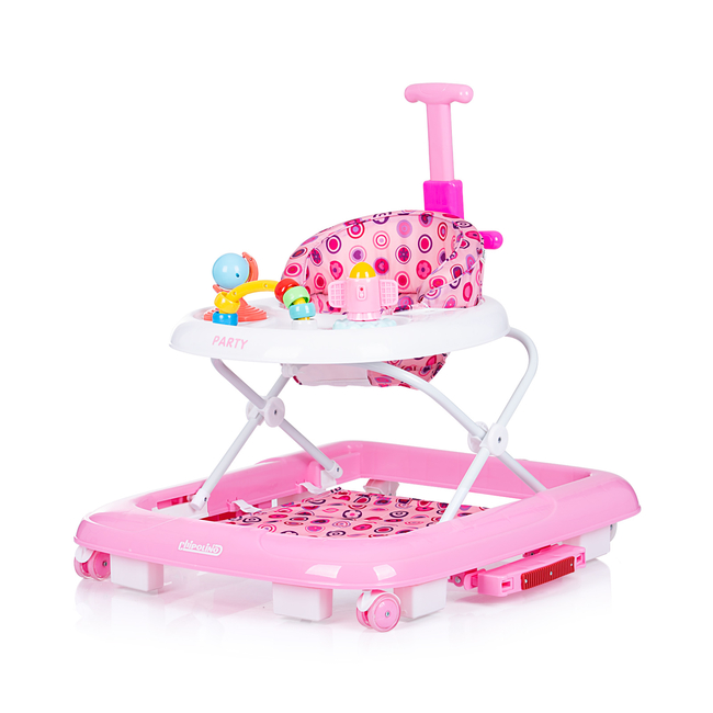 Chipolino  Baby walker 4 in 1 "PARTY" pink PRPA02204PI