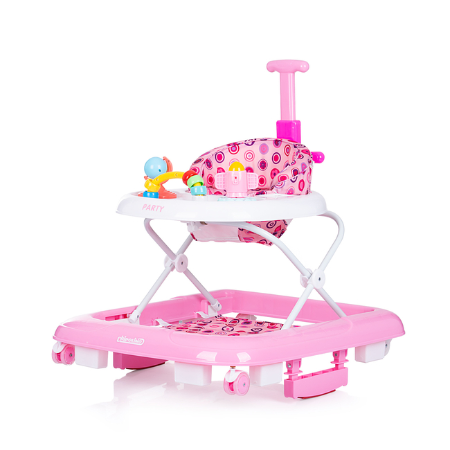 Chipolino  Baby walker 4 in 1 "PARTY" pink PRPA02204PI