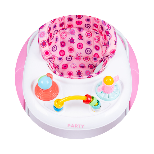 Chipolino  Baby walker 4 in 1 "PARTY" pink PRPA02204PI