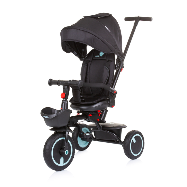 Chipolino Foldable tricycle 360 seat "Quick Fold" ebony TRKQF0231EB