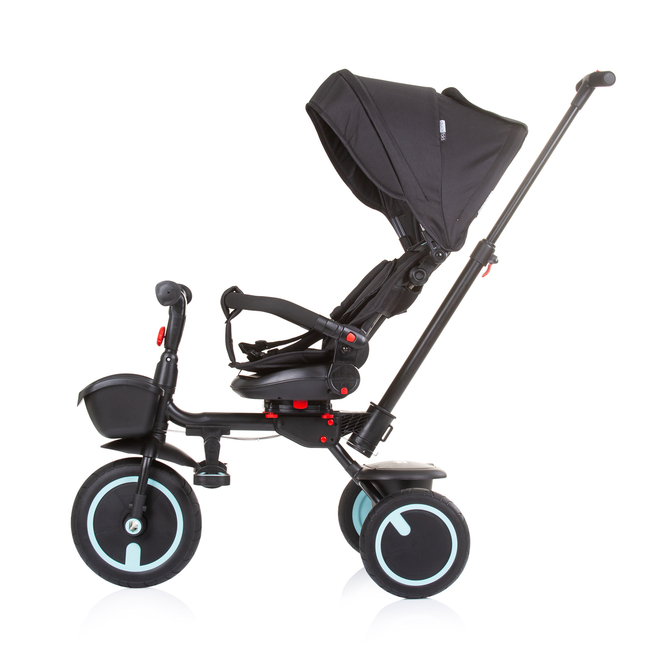 Chipolino Foldable tricycle 360 seat "Quick Fold" ebony TRKQF0231EB