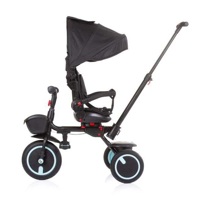 Chipolino Foldable tricycle 360 seat "Quick Fold" ebony TRKQF0231EB